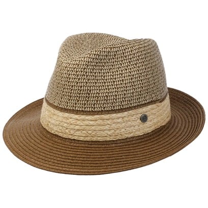 Straw-Mix Bogart Hoed by bugatti