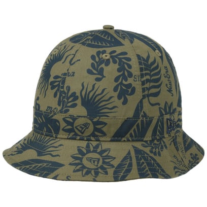 Hibiscus Print Bucket Katoenen Hoed by New Era