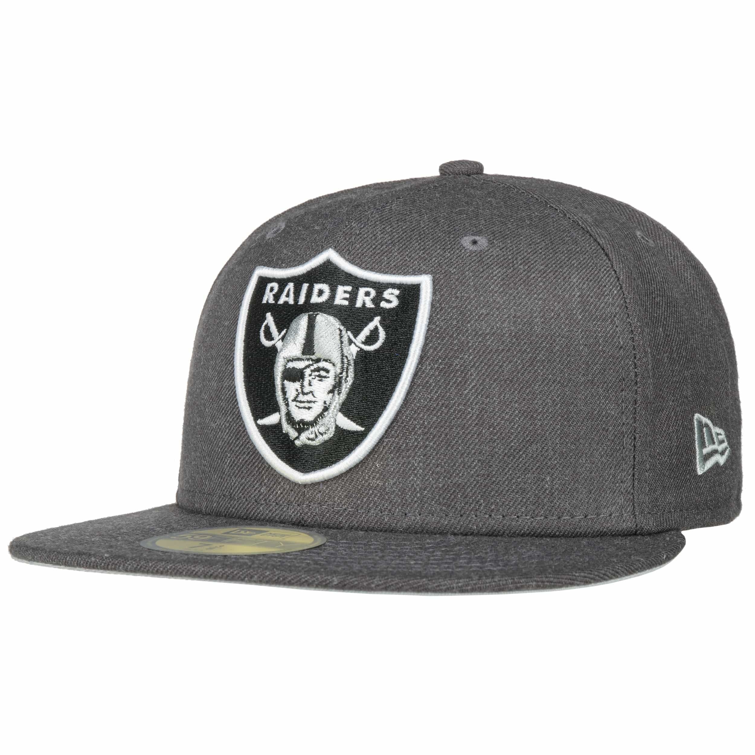 New Era 59FIFTY Basecap Oakland Raiders - Camo Black / Wood Camo, Taglia 7 1/8 (57cm)