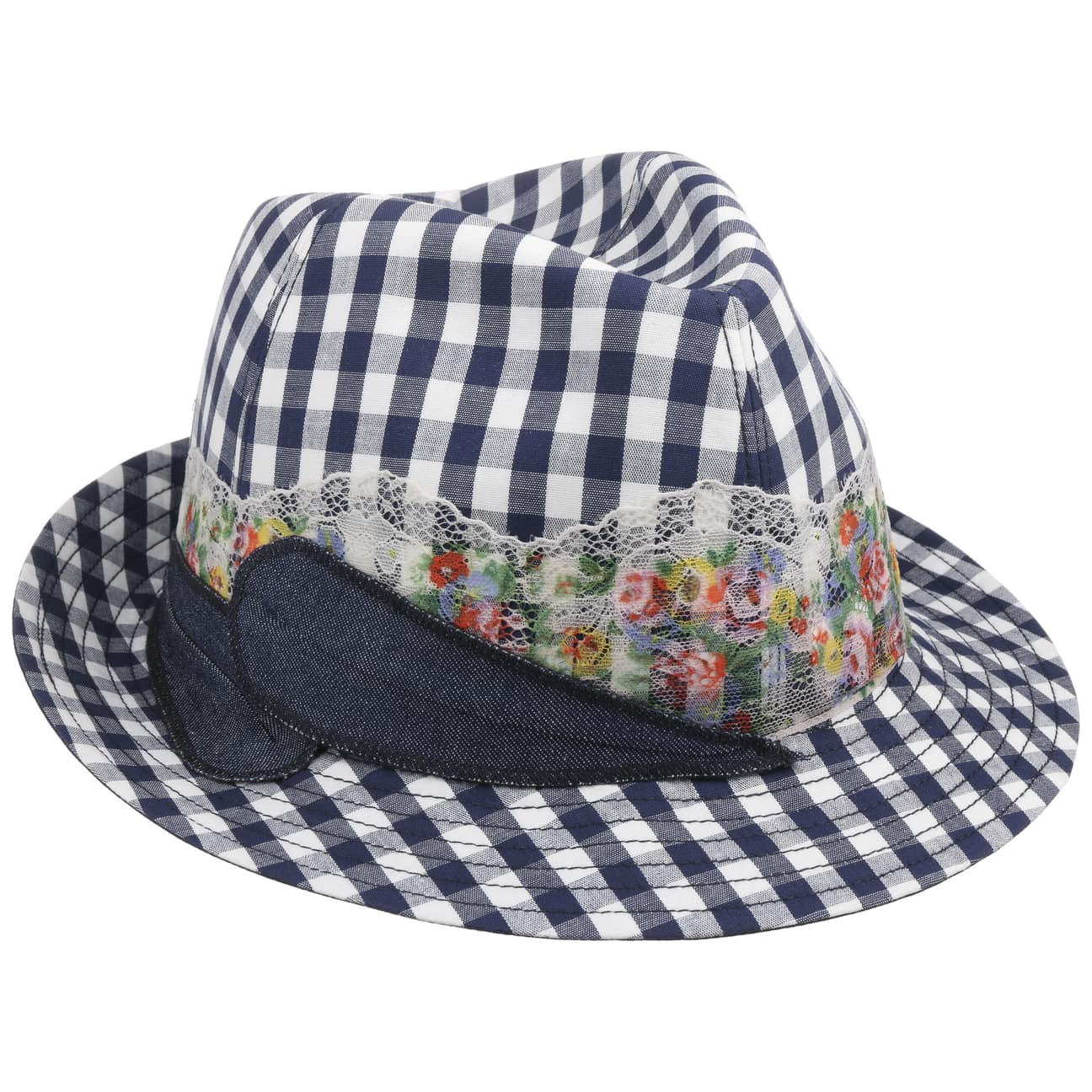 Mausi Vichy Trilby Zonnehoed By Mayser Blauw M 56 57 Cm mayser kopen in de aanbieding Mausi Vichy Trilby Zonnehoed By Mayser Blauw M 56 57 Cm mayser kopen in de aanbieding