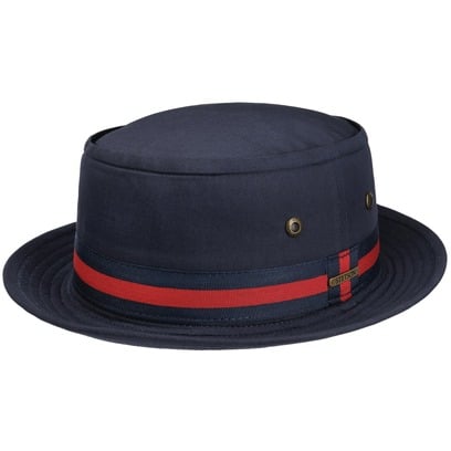 Classic Band Pork Pie Stoffen Hoed by Stetson