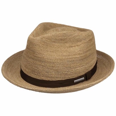 Sondova Crochet Raffia Hoed by Stetson