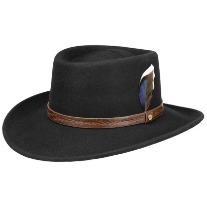 Petersham Gambler Wollen Hoed by Stetson