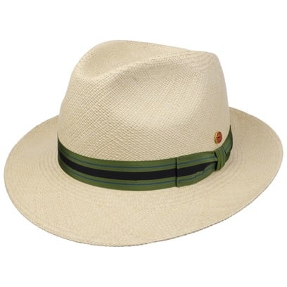 Albenga Green Stripes Panamahoed by Mayser