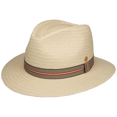 Mathis Striped Band Strohoed by Mayser