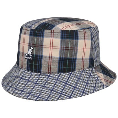 Plaid Mashup Bucket Vissershoed by Kangol