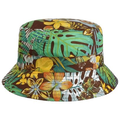 Tascott Flowers Bucket Stoffen Hoed by Lipodo