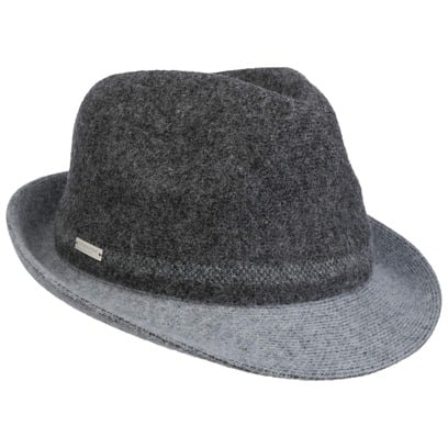 Sabetha Trilby Walkloden Hoed by Seeberger