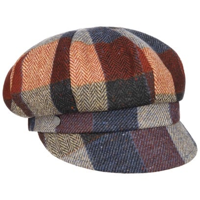 Coloured Herringbone Checks Newsboy Pet by Lierys