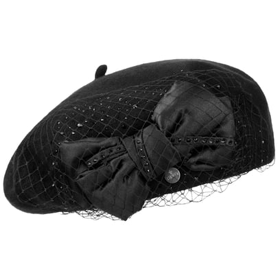 Kangol Wol Jax Baret, Zwart, XL