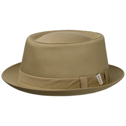 Cotton Pork Pie Stoffen Hoed by Stetson