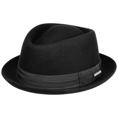 Classic Diamond Crown Wollen Hoed by Stetson