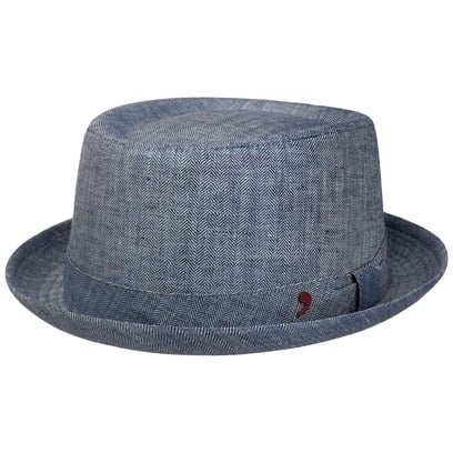 Herringbone Pork Pie Hoed by Alfonso D’Este