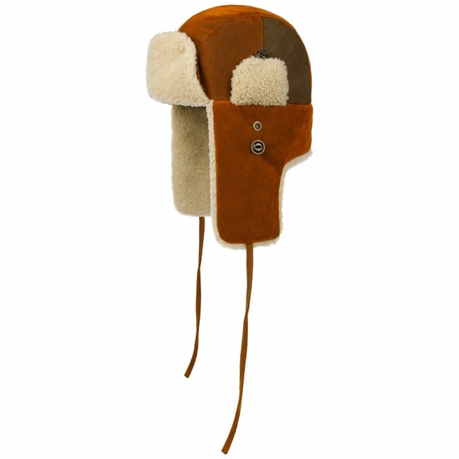 Stetson Fairbanks Cotton Bomber Pilotenmuts Heren - lapeer met oorflappen voering kinband voor Herfst/Winter - L (58-59 cm) bruin Stetson Fairbanks Cotton Bomber Pilotenmuts Heren - lapeer met oorflappen voering kinband voor Herfst/Winter - L (58-59 cm) bruin
