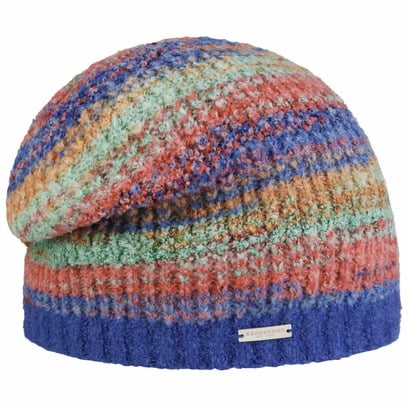 Multicolour Boucl� Beanie Muts by Seeberger