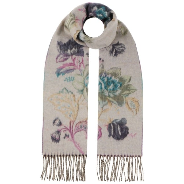 Lipodo Ruitjes Cashmink Sjaal Dames/Heren - Made in Germany winter heren geruite met rafels voor Herfst/Winter - One Size camel