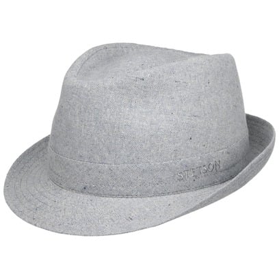 Crahan Trilby Katoenen Hoed by Stetson