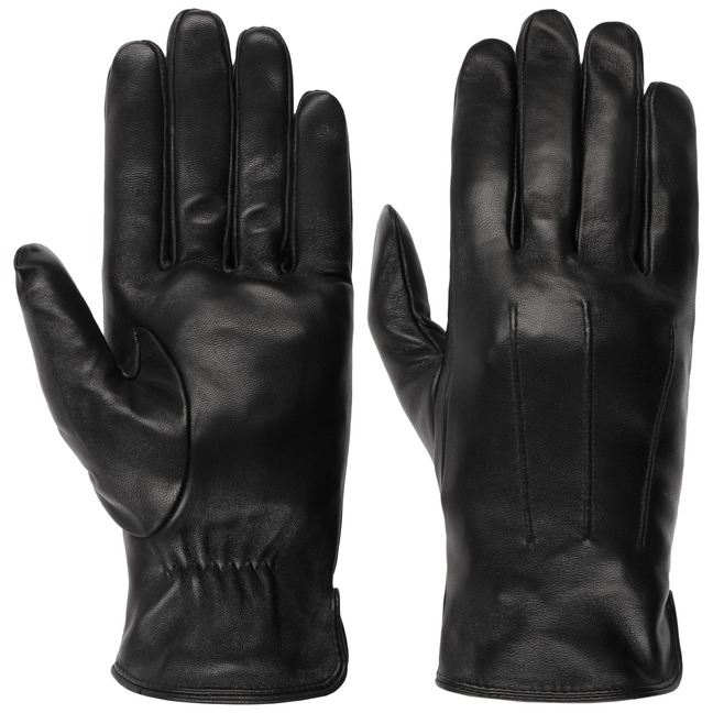 STETSON Conductive Leren handschoenen Touchscreen geschikt Heren Herfst