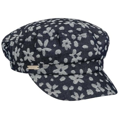 Flower Denim Schipperspet by Seeberger