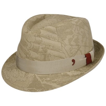 Mavaro Trilby Stoffen Hoed by Alfonso D�Este