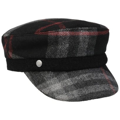 Mevala Check Baker Boy Cap by Lierys
