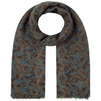 Belsay Paisley Wollen Sjaal by Stetson