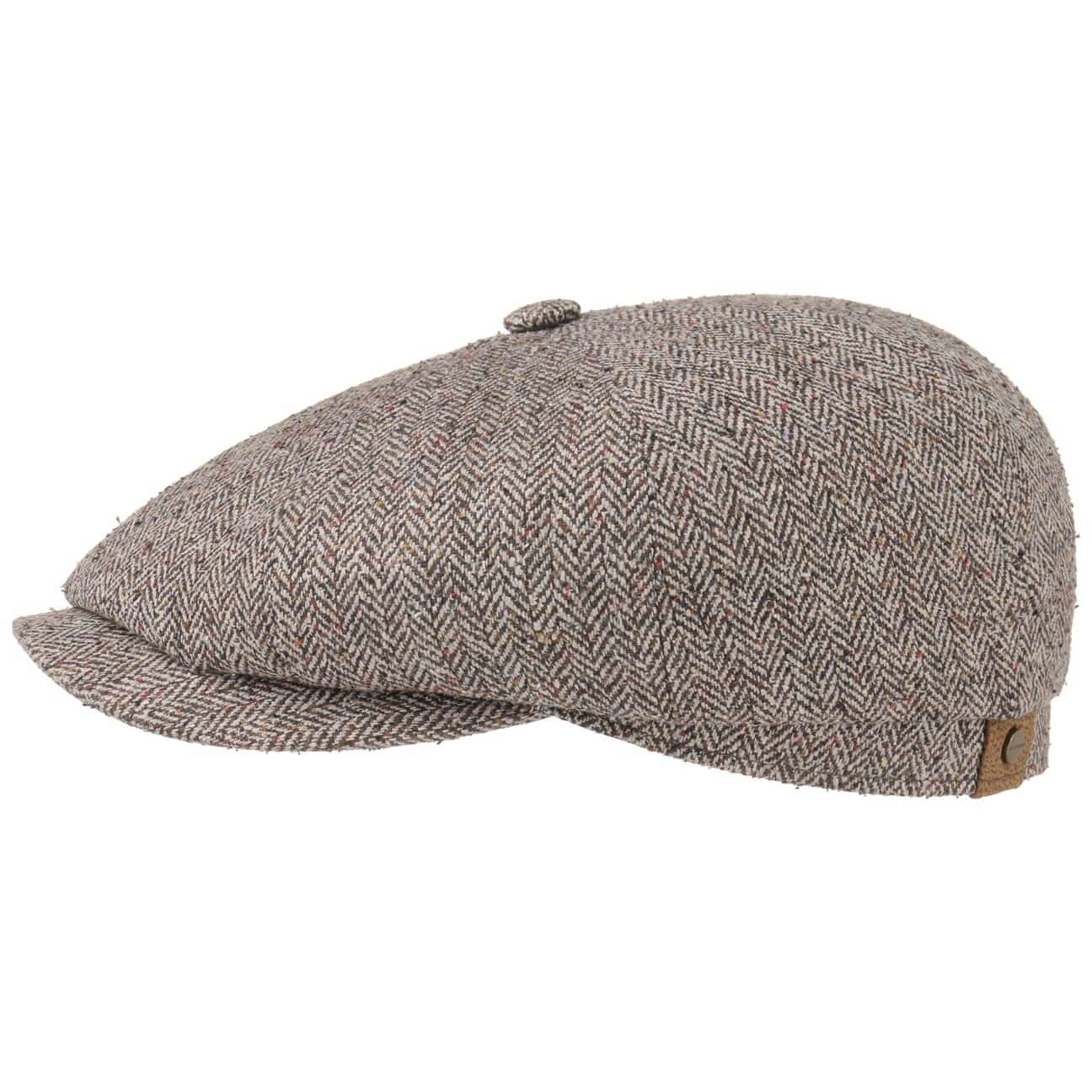 Hatteras Zijde Flat Cap By Stetson Bruin 60 stetson kopen in de aanbieding