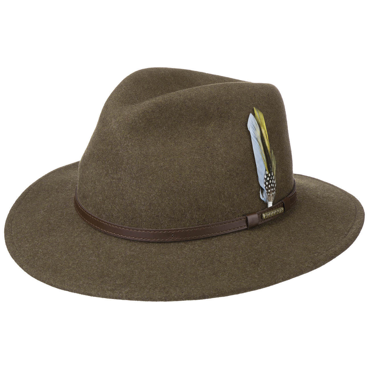Newberg Vitafelt Traveller Hoed By Stetson Bruin L 58 59 Cm stetson kopen in de aanbieding
