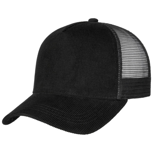 LIPODO Uni Rip Trucker pet corduroy monochroom met metalen gesp Unisex LIPODO Uni Rip Trucker pet corduroy monochroom met metalen gesp Unisex