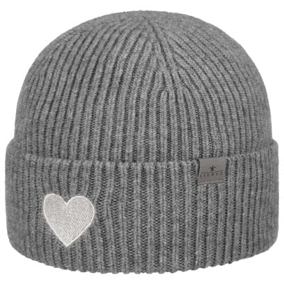 Extra Fine Merino Heart Gebreide Muts by Lierys