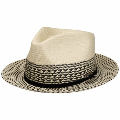 Meola Twotone Fedora Strohoed by Stetson