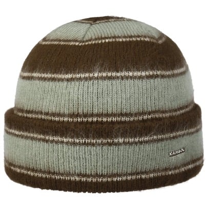 Fuzzy Stripe Soft Beanie Muts by Kangol