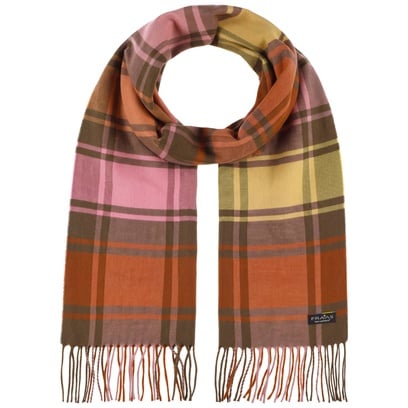 Colour Check Cashmink Sjaal by Fraas