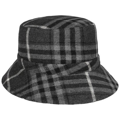 Donora Check Bucket Stoffen Hoed by Lierys
