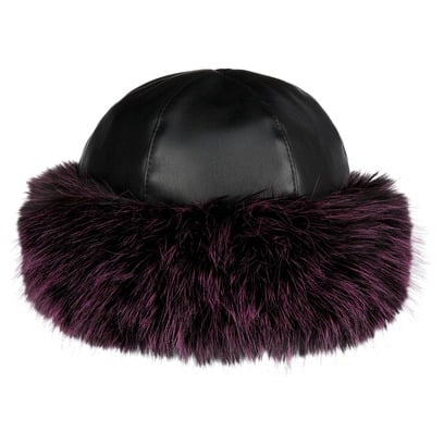 Fake Leather Toque Dames Muts by Lierys