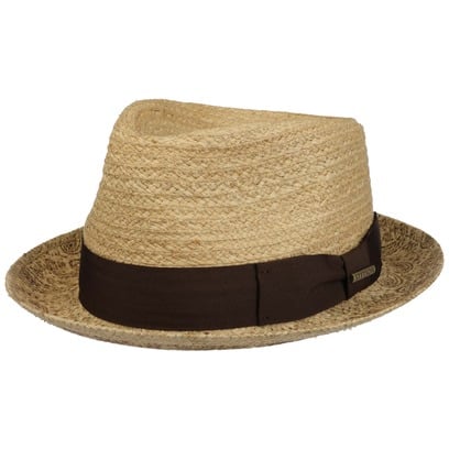 Printed Brim Player Raffia Hoed by Stetson