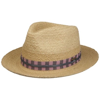 Veluro Fedora Raffia Hoed by Stetson