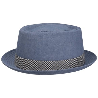 Houndstooth Ribbon Pork Pie Hoed by Lierys