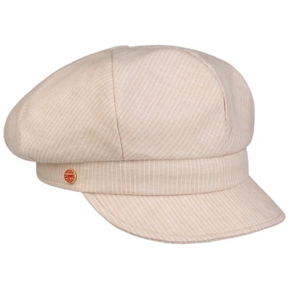 Camilla Linnen en Katoen Newsboy Pet by Mayser