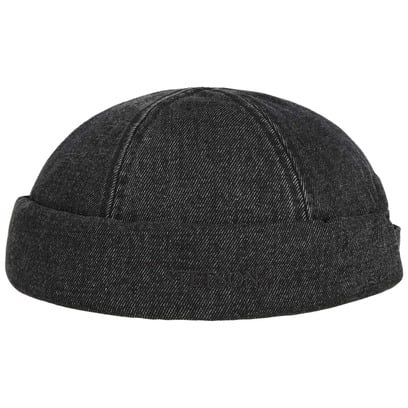 Black Denim Dockermuts by Stetson