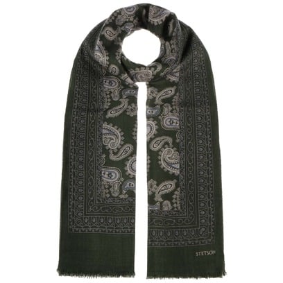 Paisley Print Wollen Sjaal by Stetson