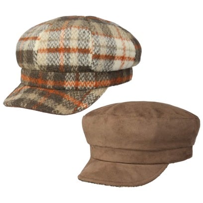 Uni Check Newsboy Omkeerbare Pet by Lipodo