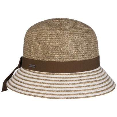 Striped Brim Bucket Dameshoed by McBURN