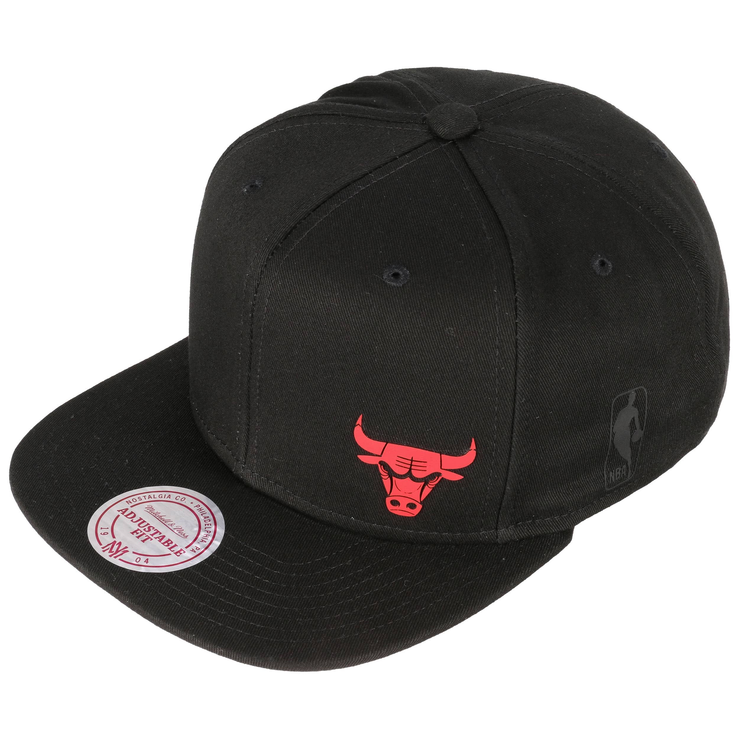 Mitchell & Ness NBA Resist II 3D Arch Snapback - Chicago Bulls, grijs-zwart mesh, Chicago Bulls, zwart-grijs-mesh, One size