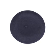 Baret of alpinopet van rood lederen 'peau de suède