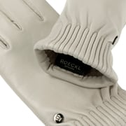 Roeckl Leren handschoenen met labelapplicatie, model 'TALLIN TOUCH' in