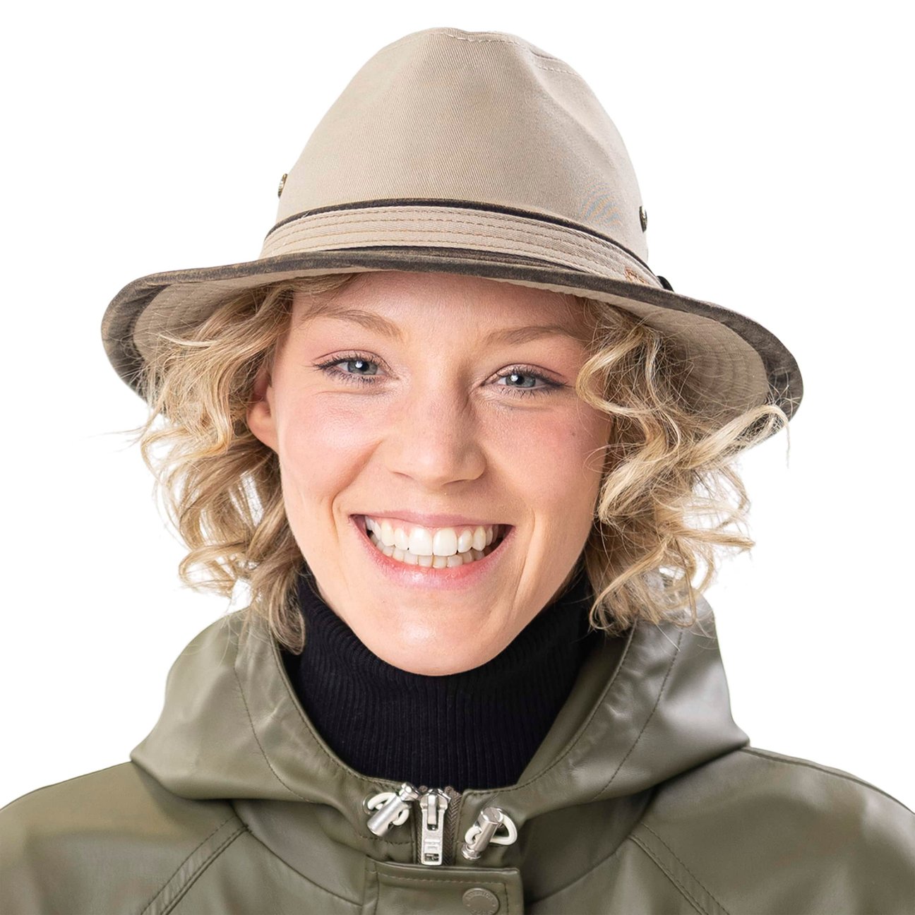 Stetson Ava Waxed Cotton Traveller Heren - zomer hoed zonnehoed met