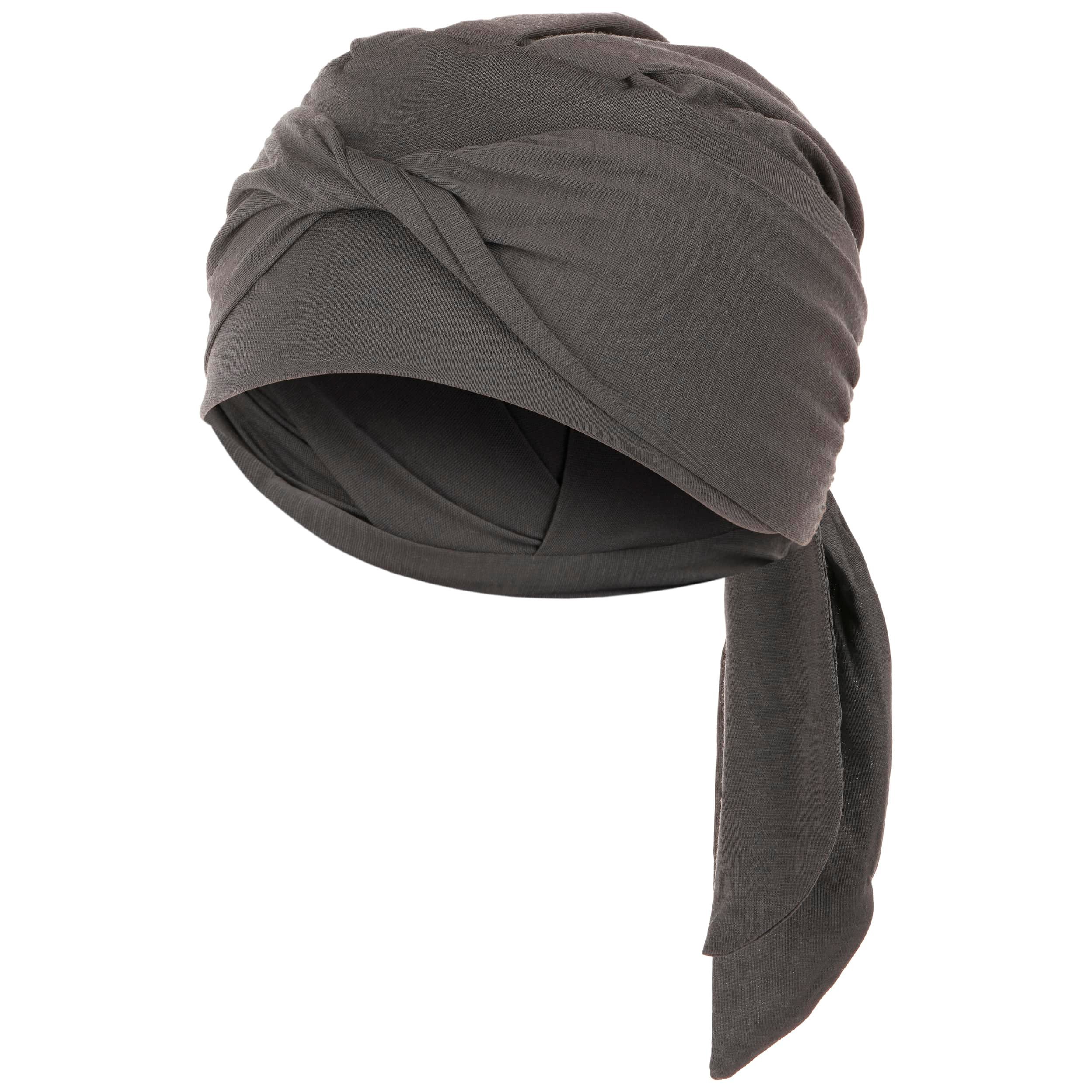 Vrouwen Nomi tulband hoofdband Black Iris, One Size