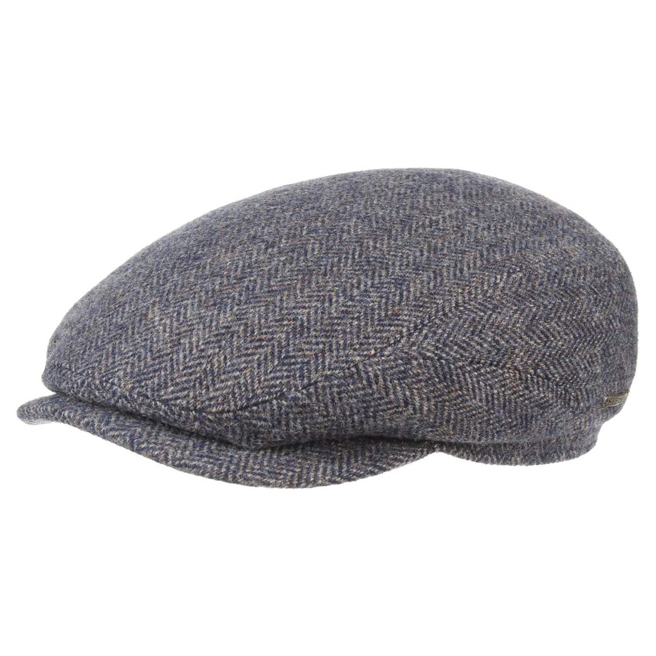 flat wool cap