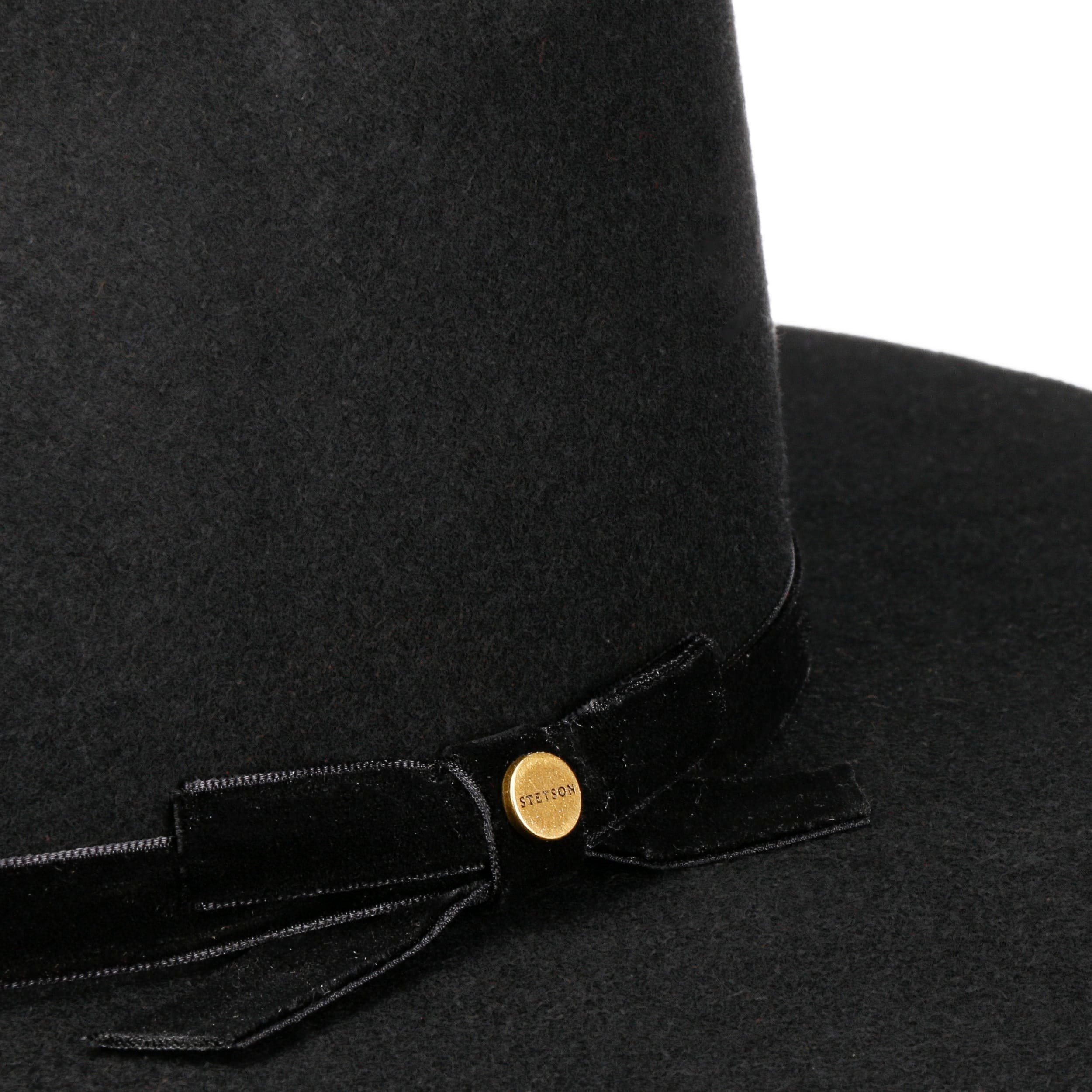 Stetson Chapeau en Laine Millard Western Homme - de Cowboy Feutre avec Bandeau Cuir Automne-Hiver Hiver - XXL (62-63 cm) Beige
